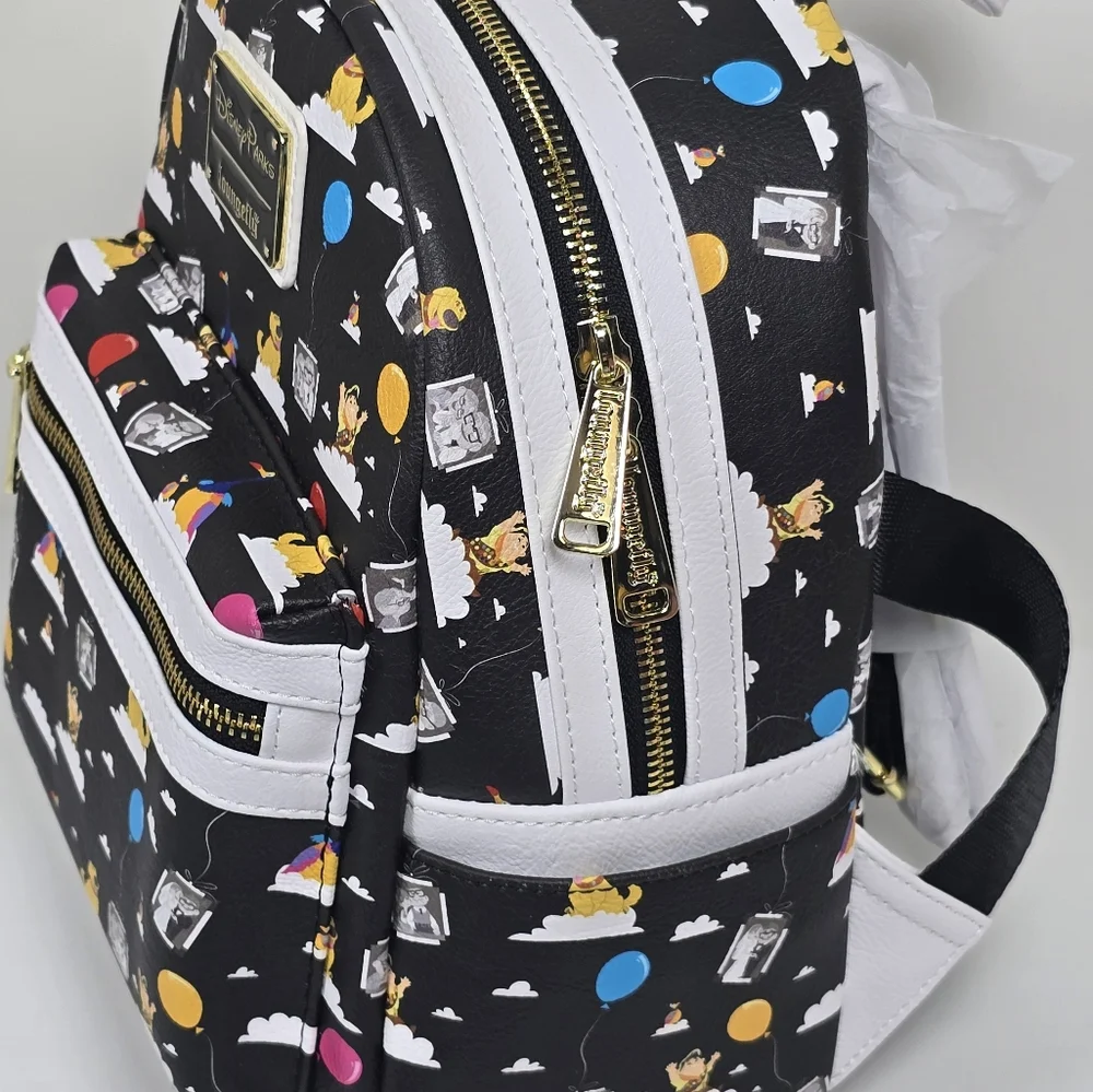 Loungefly Disney Parks Pixar Up Icons Mini Backpack NWT